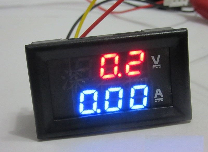 цифровой вольтметр амперметр постоянного тока DC 0-100V 10A с отдельным питанием