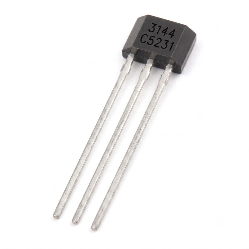 A3144 Датчик Холла (A3144E) магнитного поля, скорости, положения, для Arduino (SIP-3 / TO-92)
