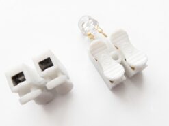 Клемник самозатискний CH-2 на 2 контакти пружинний для кабелю та LED