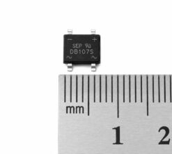 Диодный мост DB107S SMD (1A, 1000V) однофазный выпрямитель, диодная сборка, корпус DB-S%