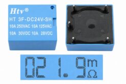 Реле 24 В HT 3F-DC24V-SH 10A 5pin электромагнитное