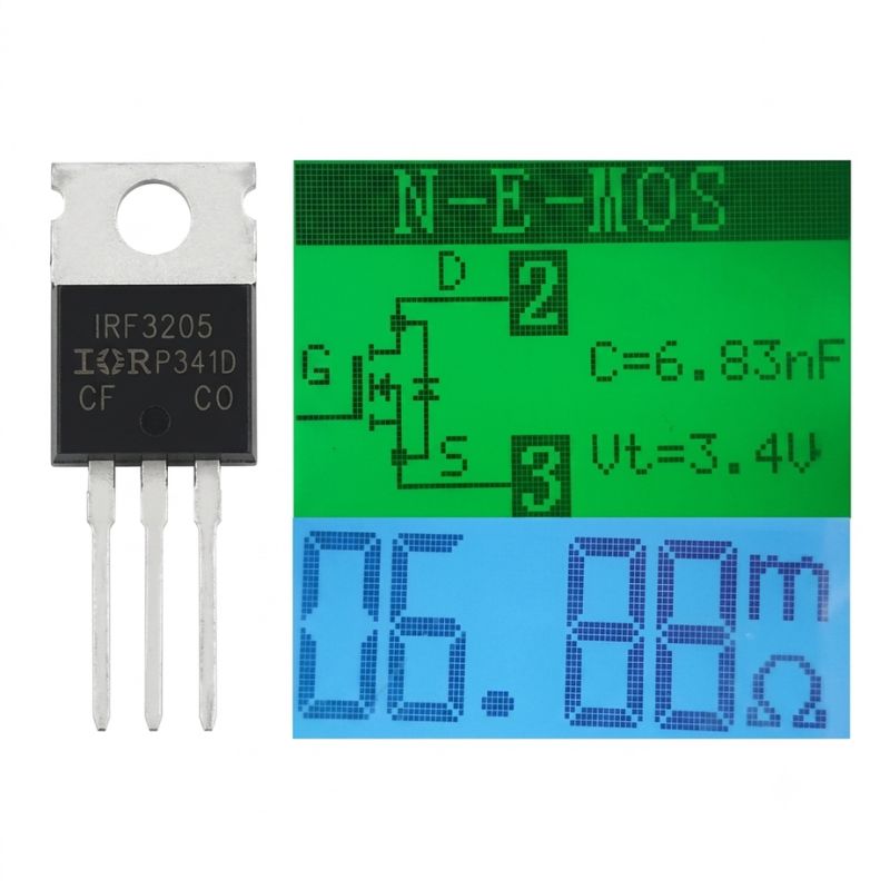 Транзистор полевой irf3205 MOSFET N-Ch 100A 55V TO-220