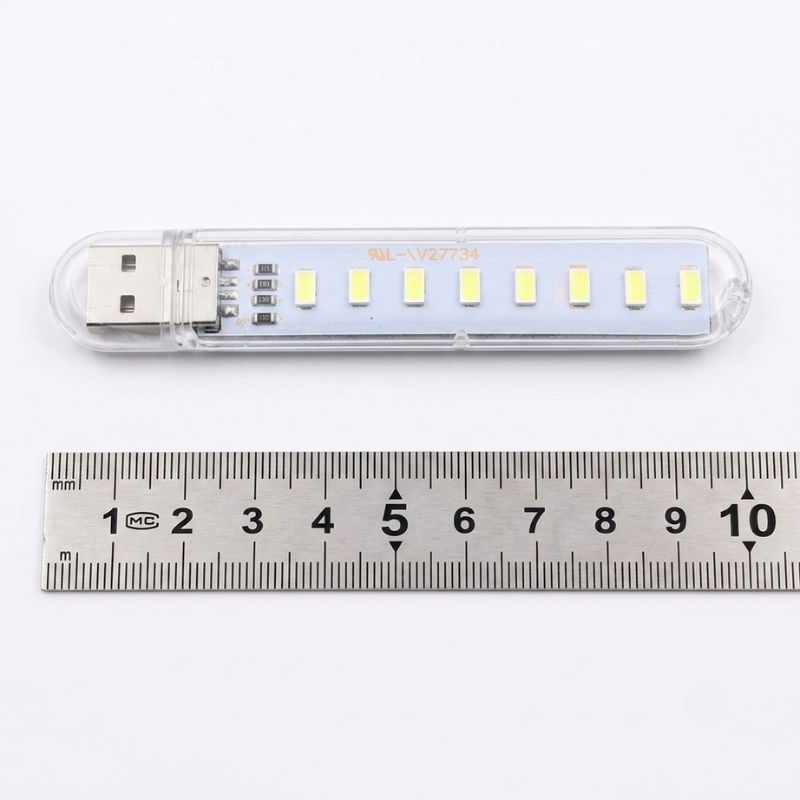 8LED USB лампа светодиодная 5В 6000K