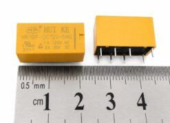 HK19F 12V електромагнітне реле 1A 125V (8 pin), сигнальне проміжне (HK19F-DC12V-SHG)