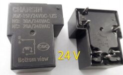 Реле силове 24 В 30 А JQX-15F 5 pin електромагнітне