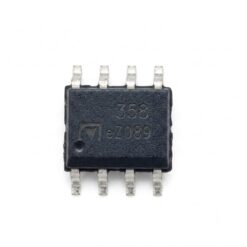 LM358 SMD микросхема, операционный усилитель двухканальный, корпус SOP-8 (SOIC-8)