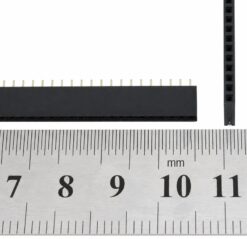 Роз'єм-гніздо PBS-40 (гребінка) 40 pin, однорядна планка на плату, крок 2.54 мм