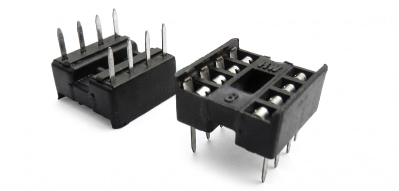 Панелька dip 8 для микросхем разъем на 8 контактов (8pin)