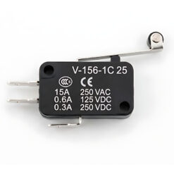 Микропереключатель 1C25 V-156-1C25, концевой выключатель 15A 250VAC с роликом