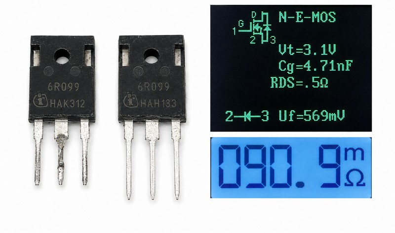 Б/у IPW60R099CP MOSFET транзистор N-канальный 38A 600V TO-247