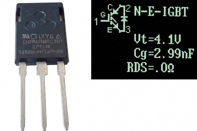 IXGR48N60C3D1 IGBT 600v 56a транзистор IXYS TO-247