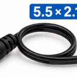 Кабель живлення DC 5,5 × 2,1 мм