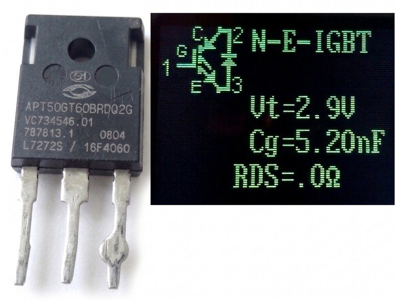 Б/В 50GT60 (APT50GT60BRDQ2G) IGBT транзистор 600V 110A TO-247, силовий для інверторів та зварювальних апаратів