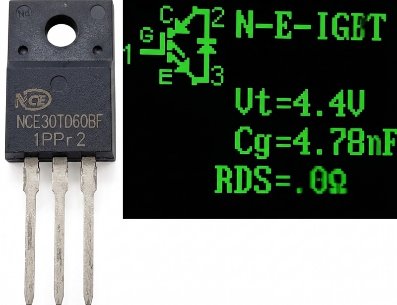 NCE30TD60BF IGBT транзистор 600V 30A