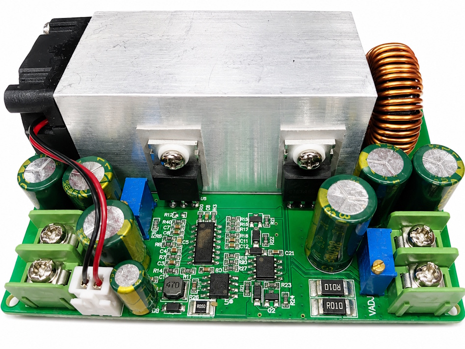 Понижающий преобразователь 12V-75V до 2.5V-60V 600W 25A DC-DC CC/CV