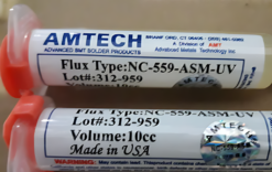 Флюс Amtech NC-559-ASM-UV для пайки BGA та SMD (гель, безвідмивний, з голкою, 10 мл)