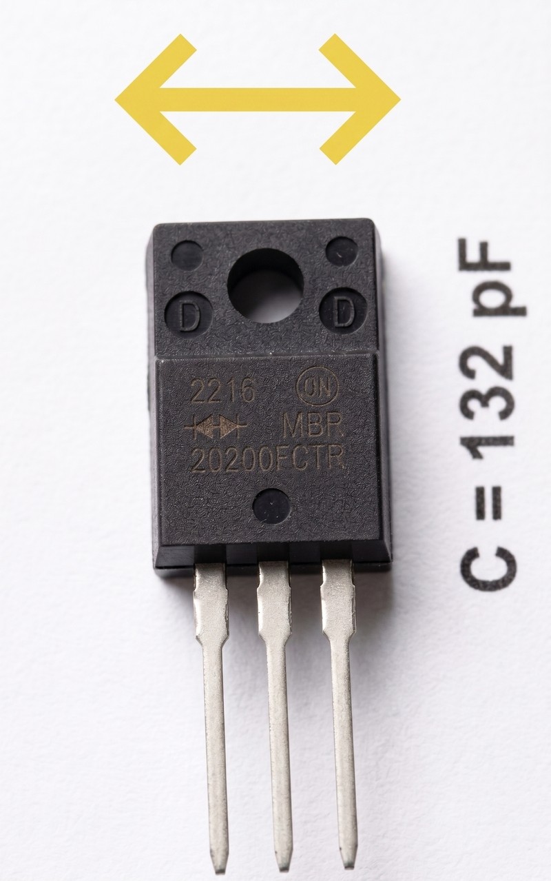 MBR20200FCTR діод Шотткі 20А 200В TO-220F