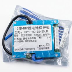 Bms 13s 20a плата захисту акумуляторів Li-ion 48V