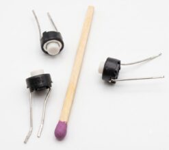 Кнопка тактовая выводная 5 мм на плату (2 pin), круглая
